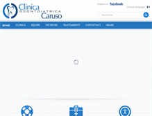 Tablet Screenshot of clinicacaruso.com